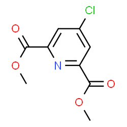 ChemSpider 2D Image | Dimethyl 4-chloro-2,6-pyridinedicarboxylate | C9H8ClNO4