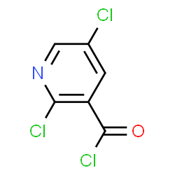ChemSpider 2D Image | 2,5-Dichloronicotinoyl chloride | C6H2Cl3NO