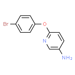 ChemSpider 2D Image | 6-(4-Bromophenoxy)-3-pyridinamine | C11H9BrN2O