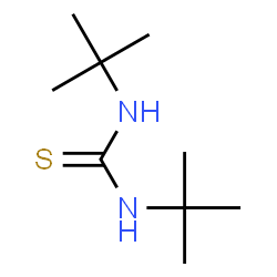 ChemSpider 2D Image | 1,3-di-tert-butylthiourea | C9H20N2S