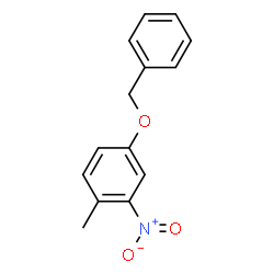 ChemSpider 2D Image | 4-(Benzyloxy)-1-methyl-2-nitrobenzene | C14H13NO3