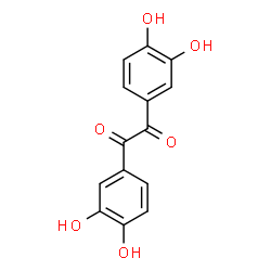 ChemSpider 2D Image | 1,2-Bis(3,4-dihydroxyphenyl)-1,2-ethanedione | C14H10O6
