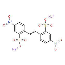 ChemSpider 2D Image | Disodium 2,2'-ethene-1,2-diylbis(5-nitrobenzenesulfonate) | C14H8N2Na2O10S2