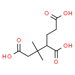 ChemSpider 2D Image | 2,2-Dimethyl-1,3,5-pentanetricarboxylic acid | C10H16O6