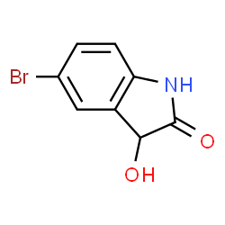 ChemSpider 2D Image | 5-Bromo-3-Hydroxy-2-Indolinone | C8H6BrNO2