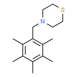 ChemSpider 2D Image | 4-(Pentamethylbenzyl)thiomorpholine | C16H25NS