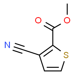 ChemSpider 2D Image | Methyl 3-cyano-2-thiophenecarboxylate | C7H5NO2S