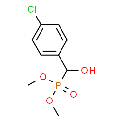 ChemSpider 2D Image | Dimethyl [(4-chlorophenyl)(hydroxy)methyl]phosphonate | C9H12ClO4P