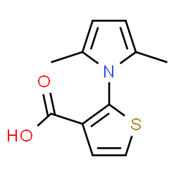 ChemSpider 2D Image | 2-(2,5-dimethyl-1H-1-pyrrolyl)-3-thiophenecarboxylic acid | C11H11NO2S