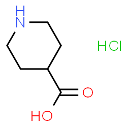ChemSpider 2D Image | Isonipecotic acid hydrochloride | C6H12ClNO2