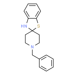 ChemSpider 2D Image | 1'-benzyl-3H-spiro[benzo[d]thiazole-2,4'-piperidine] | C18H20N2S