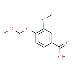 ChemSpider 2D Image | 3-Methoxy-4-(methoxymethoxy)benzoic acid | C10H12O5