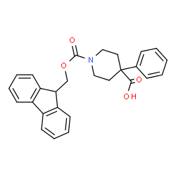ChemSpider 2D Image | Fmoc-4-phenyl-isonipecotic acid | C27H25NO4