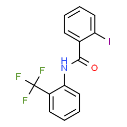ChemSpider 2D Image | 2-Iodo-N-[2-(trifluoromethyl)phenyl]benzamide | C14H9F3INO
