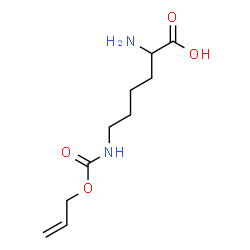 ChemSpider 2D Image | N~6~-[(Allyloxy)carbonyl]lysine | C10H18N2O4