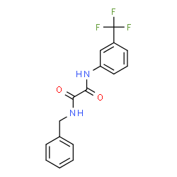 ChemSpider 2D Image | N-Benzyl-N'-[3-(trifluoromethyl)phenyl]ethanediamide | C16H13F3N2O2