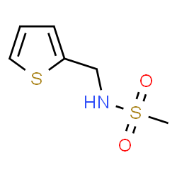 ChemSpider 2D Image | N-(2-Thienylmethyl)methanesulfonamide | C6H9NO2S2