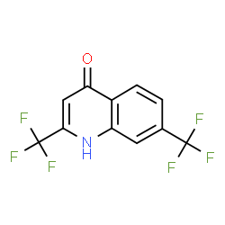 ChemSpider 2D Image | 2,7-bis(trifluoromethyl)quinolin-4-ol | C11H5F6NO