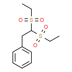 ChemSpider 2D Image | [2,2-Bis(ethylsulfonyl)ethyl]benzene | C12H18O4S2