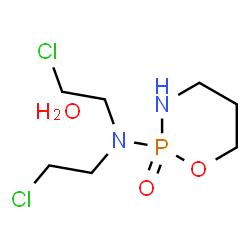 ChemSpider 2D Image | CYCLOPHOSPHAMIDE HYDRATE | C7H17Cl2N2O3P