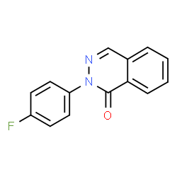 ChemSpider 2D Image | 2-(4-Fluorophenyl)-1(2H)-phthalazinone | C14H9FN2O