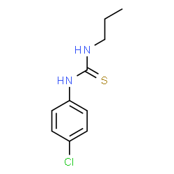 ChemSpider 2D Image | 1-(4-Chlorophenyl)-3-propylthiourea | C10H13ClN2S