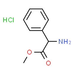 ChemSpider 2D Image | DL-methyl phenylglycinate hydrochloride | C9H12ClNO2