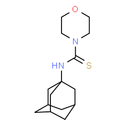 ChemSpider 2D Image | N-(Adamantan-1-yl)-4-morpholinecarbothioamide | C15H24N2OS