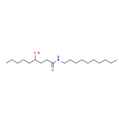 ChemSpider 2D Image | N-Decyl-4-hydroxynonanamide | C19H39NO2