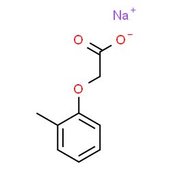 ChemSpider 2D Image | Sodium (2-methylphenoxy)acetate | C9H9NaO3