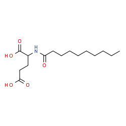 ChemSpider 2D Image | CAPROYL GLUTAMIC ACID | C15H27NO5