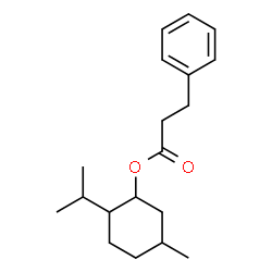 ChemSpider 2D Image | 2-Isopropyl-5-methylcyclohexyl 3-phenylpropanoate | C19H28O2