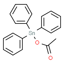 ChemSpider 2D Image | FENTIN ACETATE | C20H18O2Sn