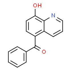 ChemSpider 2D Image | 8-Hydroxy-5-quinolyl phenyl ketone | C16H11NO2
