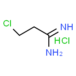 ChemSpider 2D Image | 3-Chloro-propionamidine hydrochloride | C3H8Cl2N2