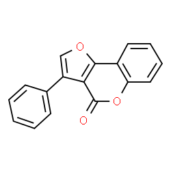 ChemSpider 2D Image | 3-Phenyl-4H-furo[3,2-c]chromen-4-one | C17H10O3