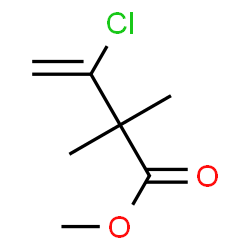 ChemSpider 2D Image | Methyl 3-chloro-2,2-dimethyl-3-butenoate | C7H11ClO2