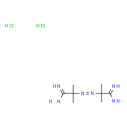 ChemSpider 2D Image | 2,2'-Azobis(2-methylpropionamide) dihydrochloride | C8H20Cl2N6