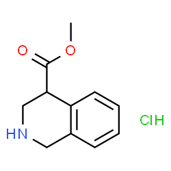ChemSpider 2D Image | methyl 1,2,3,4-tetrahydroisoquinoline-4-carboxylate hydrochloride | C11H14ClNO2