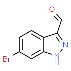 ChemSpider 2D Image | 6-Bromo-1H-indazole-3-carbaldehyde | C8H5BrN2O