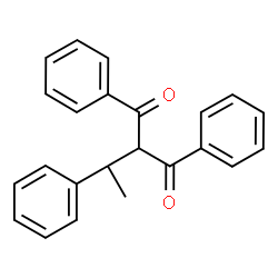 ChemSpider 2D Image | 1,3-Diphenyl-2-(1-phenylethyl)-1,3-propanedione | C23H20O2