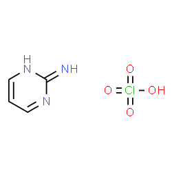 ChemSpider 2D Image | 2-Pyrimidinamine perchlorate (1:1) | C4H6ClN3O4