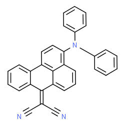 ChemSpider 2D Image | [3-(Diphenylamino)-7H-benzo[de]anthracen-7-ylidene]malononitrile | C32H19N3