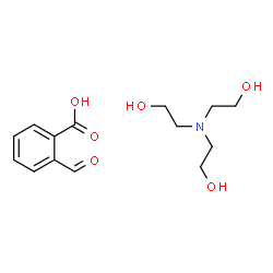 ChemSpider 2D Image | 2-Formylbenzoic acid - 2,2',2''-nitrilotriethanol (1:1) | C14H21NO6