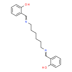 ChemSpider 2D Image | 2,2'-[1,6-Hexanediylbis(nitrilomethylylidene)]diphenol | C20H24N2O2
