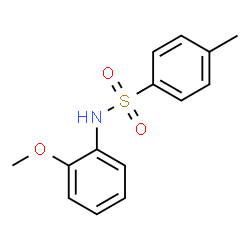 ChemSpider 2D Image | N-(2-Methoxyphenyl)-4-methylbenzenesulfonamide | C14H15NO3S