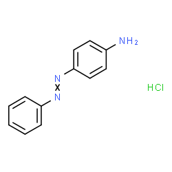 ChemSpider 2D Image | 4-(Phenyldiazenyl)anilinium chloride | C12H12ClN3