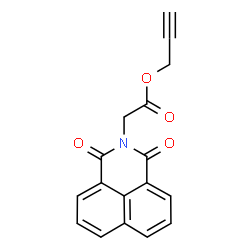 ChemSpider 2D Image | 2-Propyn-1-yl (1,3-dioxo-1H-benzo[de]isoquinolin-2(3H)-yl)acetate | C17H11NO4