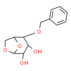 ChemSpider 2D Image | 2-(Benzyloxy)-6,8-dioxabicyclo[3.2.1]octane-3,4-diol | C13H16O5