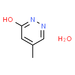 ChemSpider 2D Image | 5-Methyl-3(2H)-pyridazinone hydrate (1:1) | C5H8N2O2